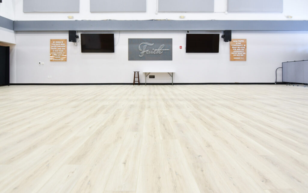 South Bay Community Church with a Garrison Flooring installation