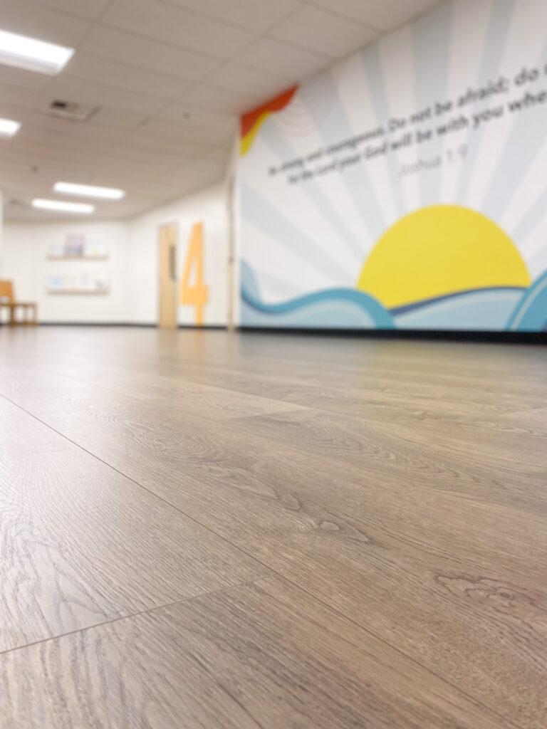 South Bay Community Church with a Garrison Flooring installation