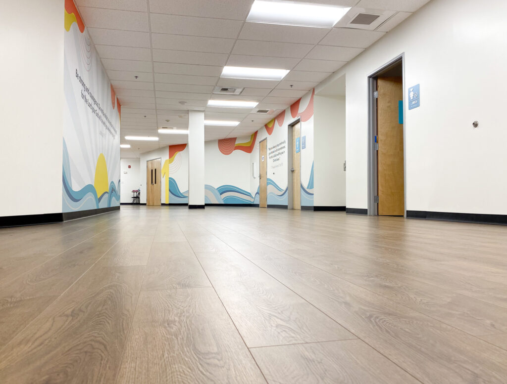 South Bay Community Church with a Garrison Flooring installation